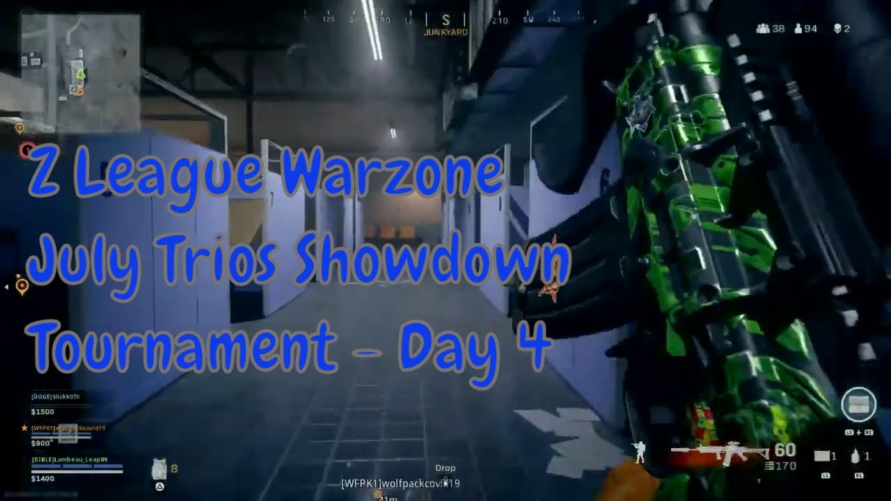 Z League Warzone July Trios Showdown Tournament - Day 4