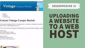 Uploading a website to a web host - Dreamweaver CC Tutorial [14/34]