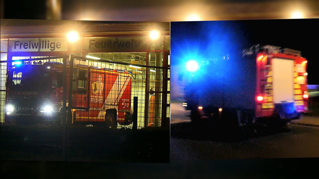 Einsatzfahrten FF Pulsnitz und FF Ohorn zu einem Gebäudebrand mit einer vermissten Person in Steina