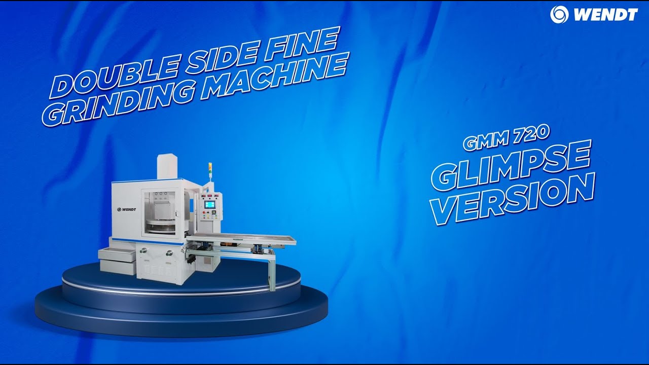 Glimpse of Double-Side Fine Grinding Machines in Action - YouTube