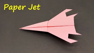How to Make an Easy Jet Paper Airplane that Flies Far