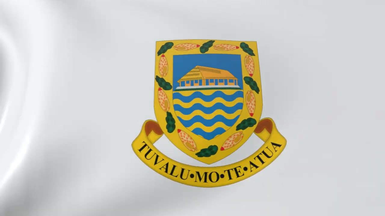 Coat of arms of Tuvalu - Flag Stock Illustration