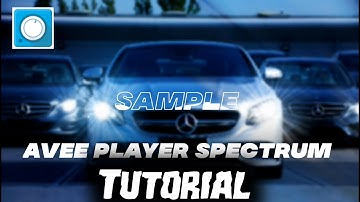 How Make Visualizer In Avee Player | How To Make Audio Spectrum On Android