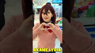 saludos de nuestra amiga Akame Lyria siganla en sus redes sociales #cosplay #cosplayer #toys