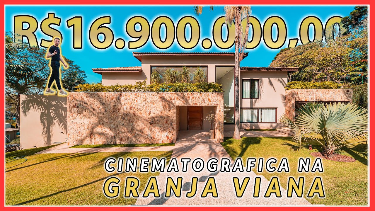 MANSÃO DE LUXO VENDA NO CONDOMÍNIO HARAS GUANCAN - GRANJA VIANA