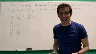ECE 205 - 07- Exact Equations
