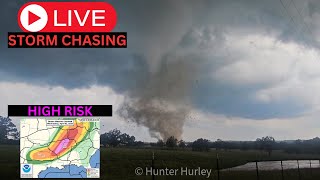 🔴 LIVE | Storm Chasing: High Risk (5/5) in the Mississippi & Ohio Valleys