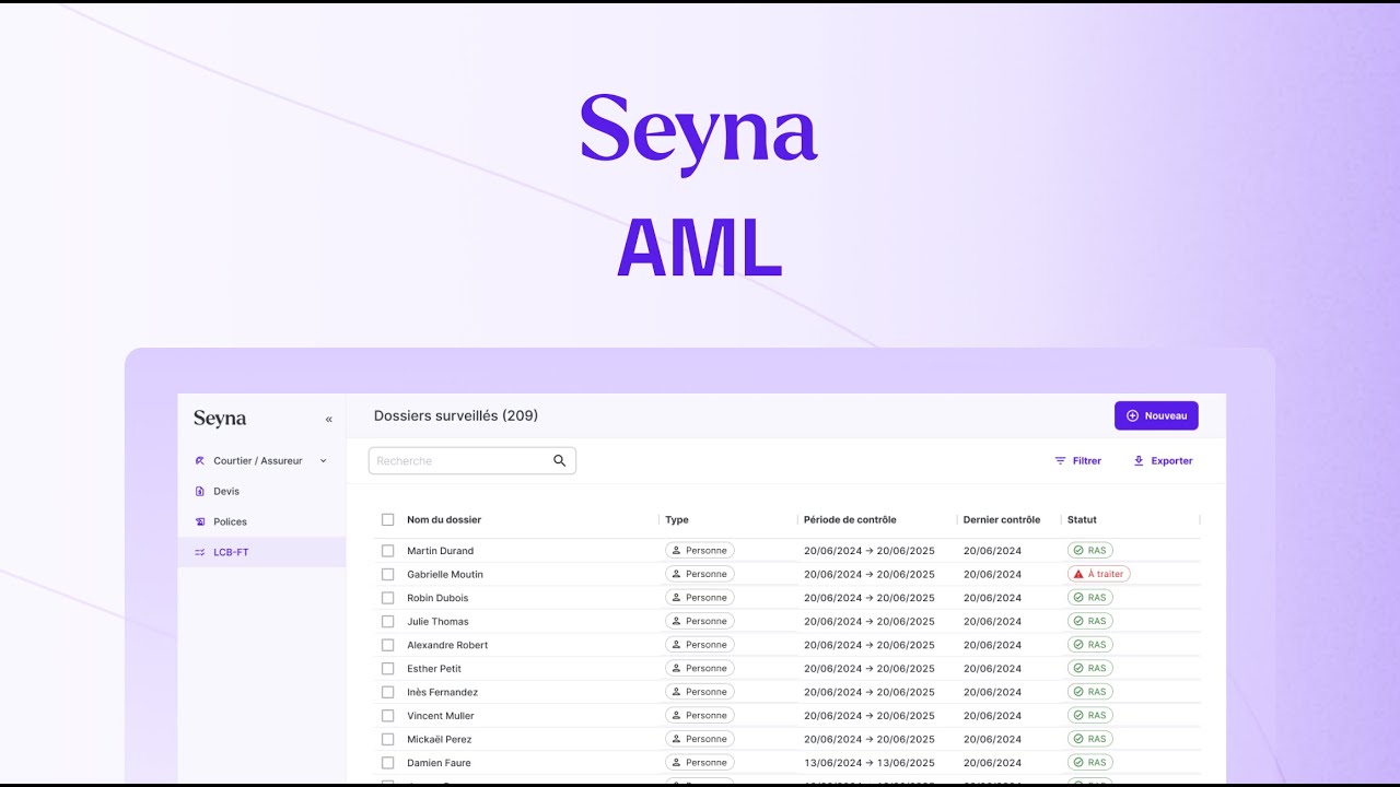 Seyna 📖 Seyna AML - Solution de conformité LCB-FT - YouTube