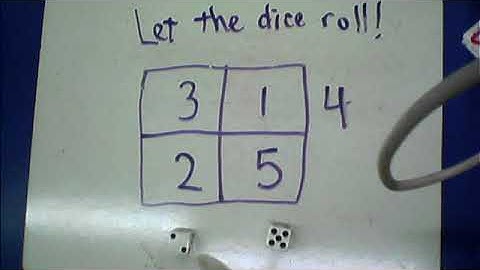 Let the Dice Roll! math game level 1