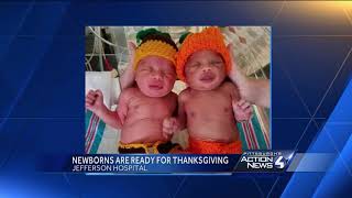 Pumpkins, acorns and turkeys, oh my! These newborns are ready for Thanksgiving