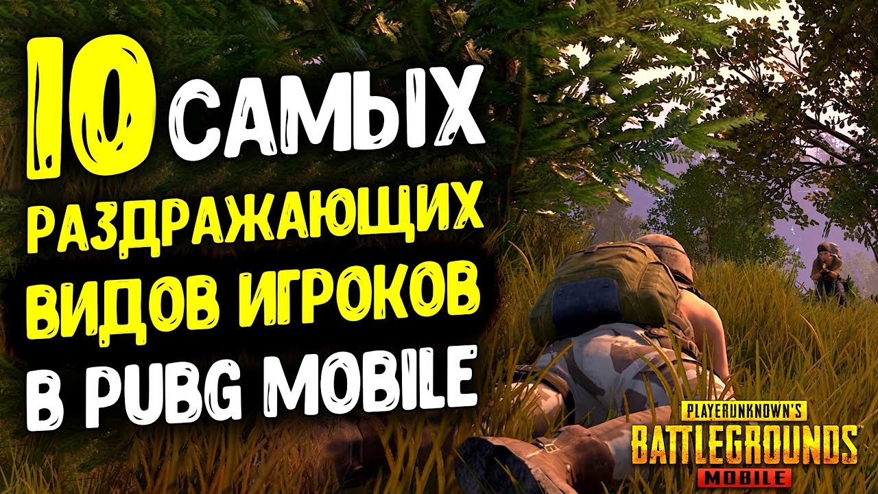 10 САМЫХ РАЗДРАЖАЮЩИХ ВИДОВ ИГРОКОВ В PUBG MOBILE!