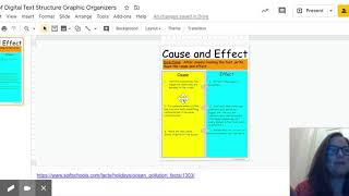 cause and effect graphic organizer