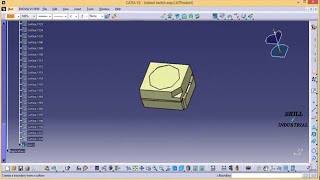 How to close the open surface |Catia v5|