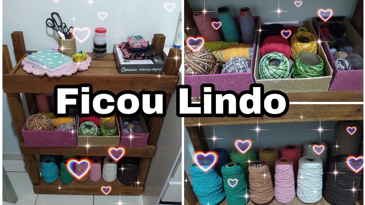 Montei Um Mini Ateliê De Crochê ❤️