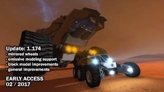 Space Engineers - Update 01.174 DEV - Mirrored Wheels