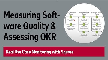Measuring Software Quality and Assessing OKR: Real Use Case Monitoring with #Squore