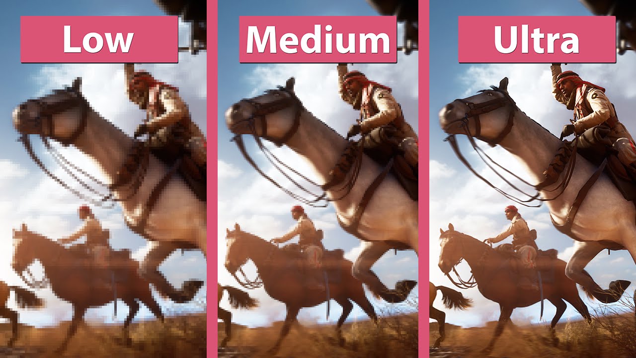 Battlefield 1 – PC Low vs. Medium vs. High vs. Ultra Alpha Graphics Comparison