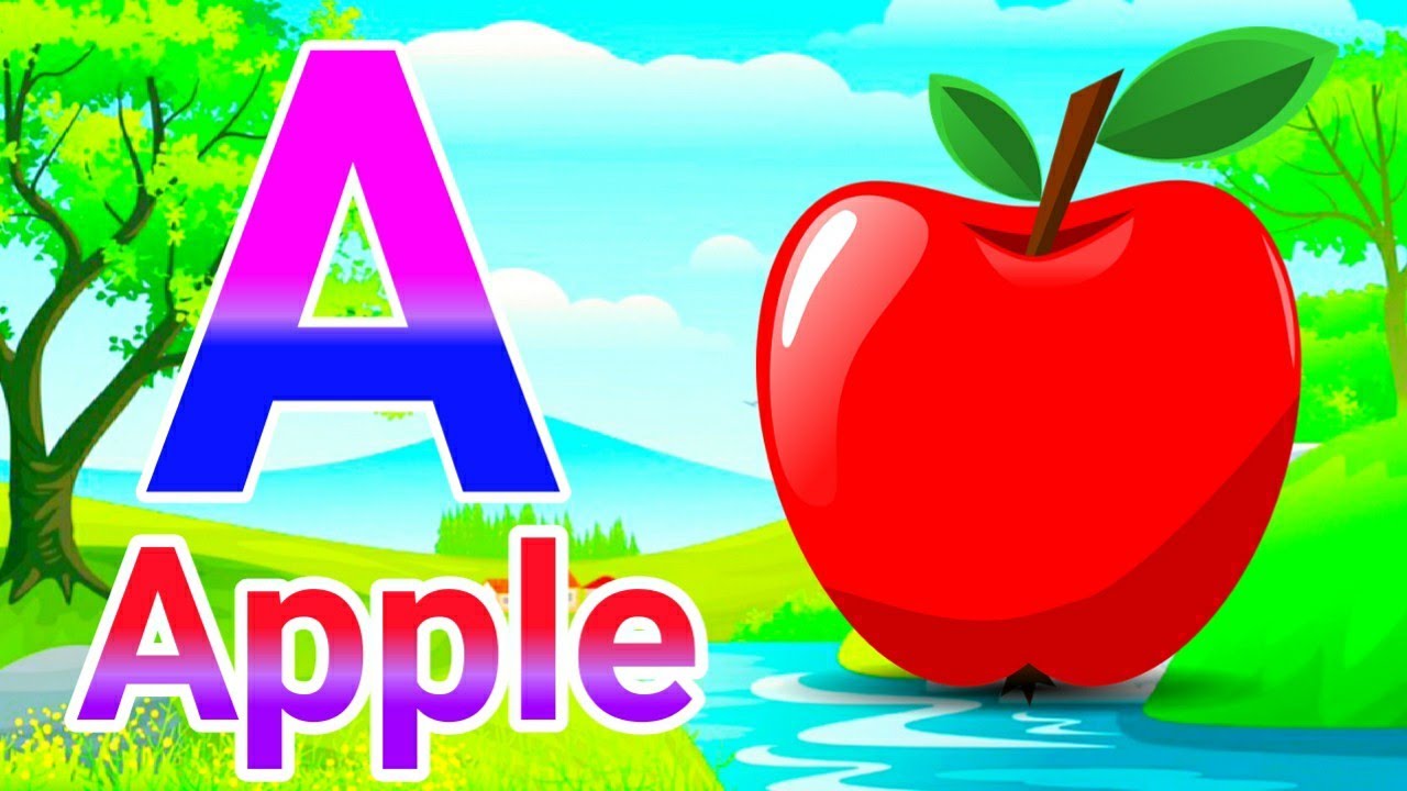 a for apple b for ball, c for cat d for dog, abcd phonics song, alphabets, english varnamala