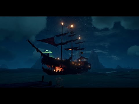 We steal a skeleton ship in sea of thieves - YouTube