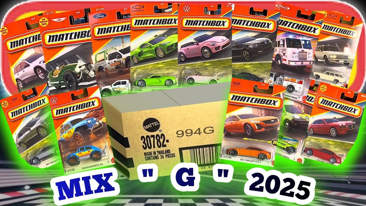 Matchbox Cars Caja Case G Mix 7 