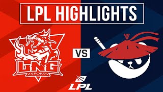 LNG vs AL Highlights ALL GAMES | LPL 2024 Spring | LNG Esports vs Anyone's Legend