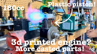 180cc 3d printed engine RUNS until failure!!
