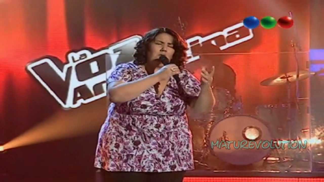 La voz Argentina / Silvia Fernandez  - Alfonsina y el mar (sonido de alta calidad)