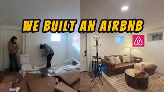 We Turned Our Basement Renovation Into an Airbnb