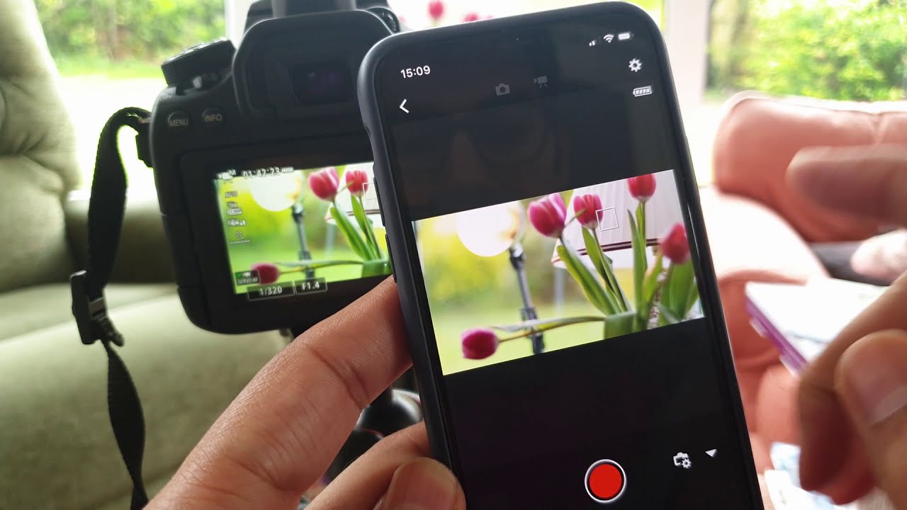 Use your Mobile phone As a Remote Control to your DSLR Canon YouTube