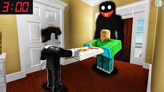 KỂ CHUYỆN GẶP NGƯỜI GIAO PIZZA BỊ MA NHẬP TRONG ROBLOX | Thử Thách SlenderMan screenshot 4