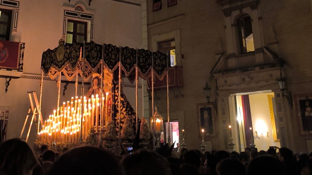 4K | Entrada de la Virgen de los Dolores y Misericordia 2025 | BM Liceo de Moguer