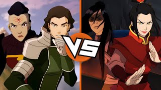 Azula And Ming-Hua Vs Kuvira And Pli