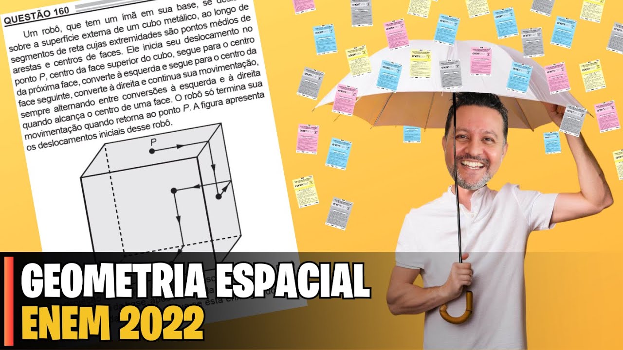ENEM 2022 | MATEMÁTICA - 160 Um robô, que tem um ímã em sua base, se ...