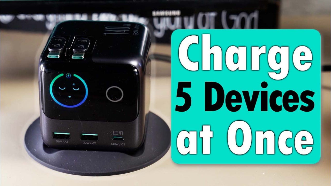 I Can't Work Without This Desk Charger! | Joyroom Podix 140W 5-Port Desktop GaN Charger