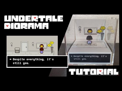 Undertale Diorama Cube Tutorial - Despite Everything It's Still You