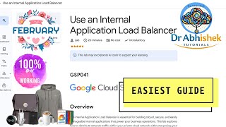 Use an Internal Application Load Balancer | FEB 2026 | #GSP041 #qwiklabsarcade2026