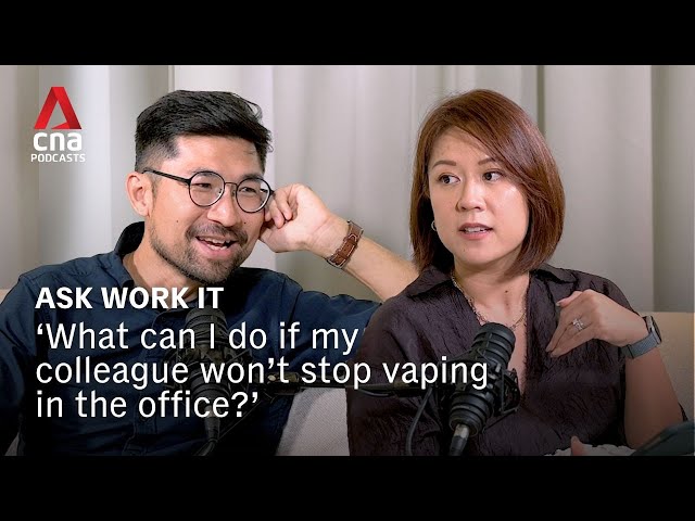 Ask Work It: What can you do about colleagues who vape in the office? -  YouTube