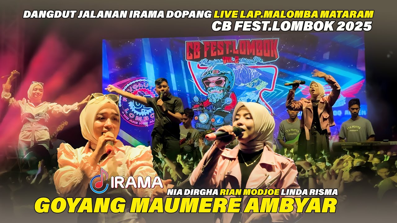Irama Dopang Ambyar !! Penonton Goyang Maumere Bareng Nia Dirgha || CB FEST.LOMBOK 2025 Mataram