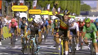 Wout van Aert Pulls Off Incredible Upset On The Champs-Elysées!