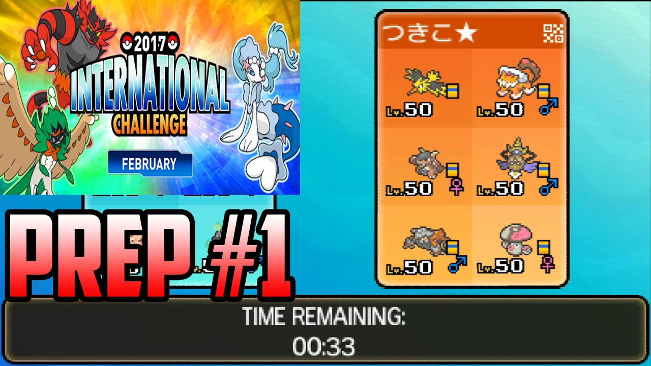 Sun And Moon International Challenge February 2017 Prep: VGC 2015 Team #1 W/PokeStrikes