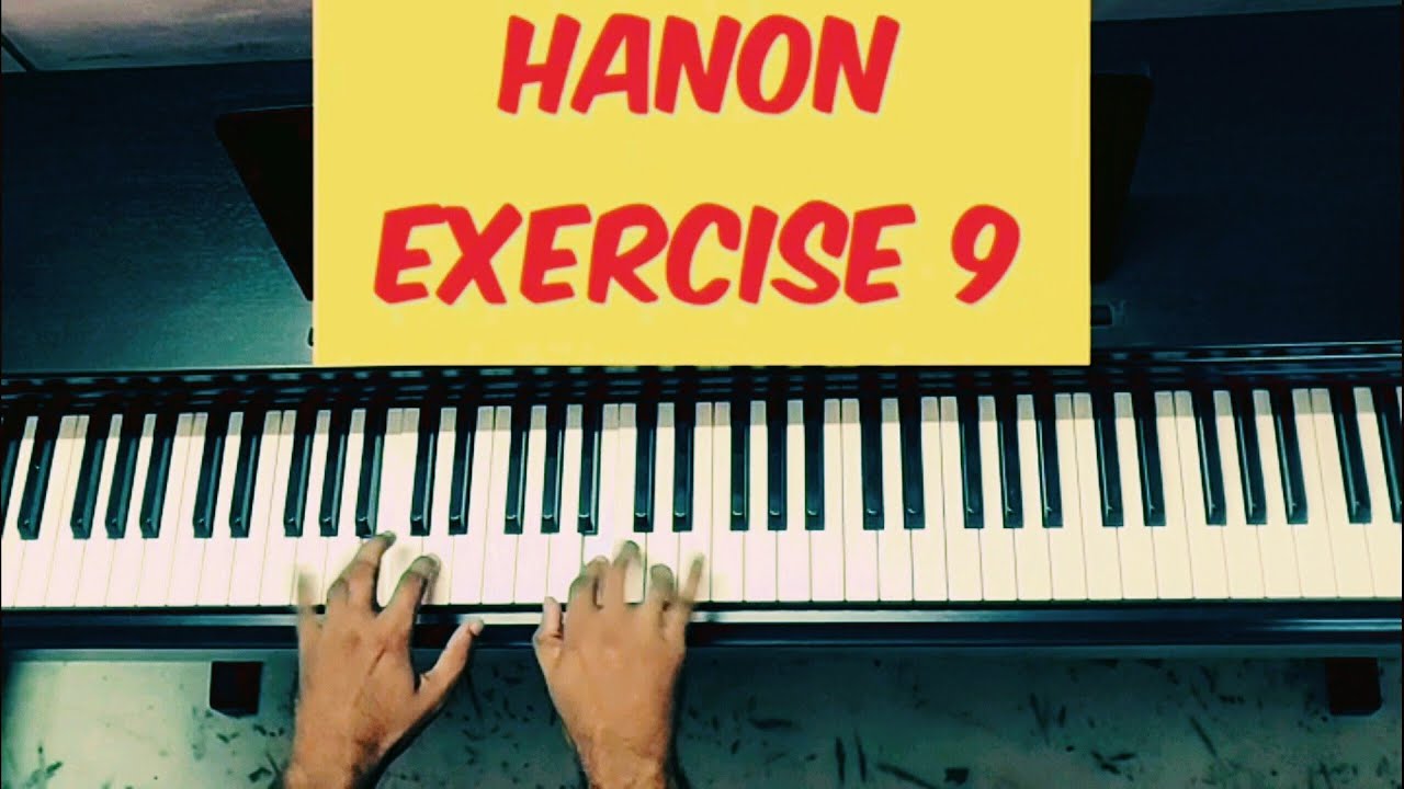 HANON EXERCISE 9 with METRONOME (120 B.P.M)