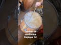 Probando tambor de candombe repique 14' .Maderas de cipres
