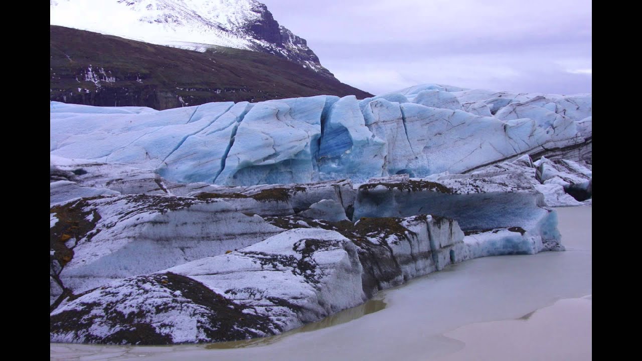 La lengua glaciar Svínafellsjökull en Islandia - YouTube