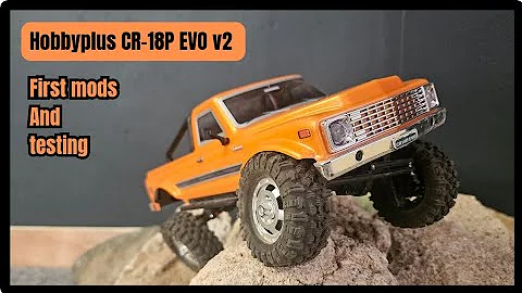 Hobbyplus cr-18p evo v2. First mods, brushless convoy.