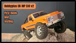Hobbyplus cr-18p evo v2. First mods, brushless convoy.