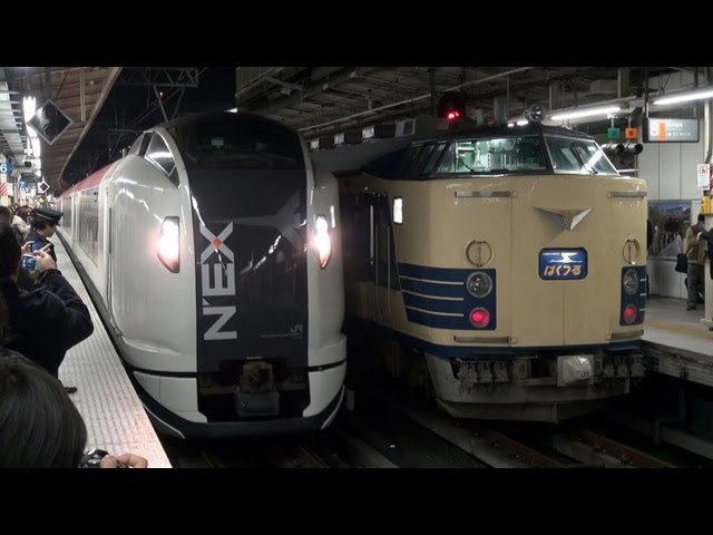 い*そ様 【貴重】国鉄 JR 寝台列車 583系 行先表示器 方向幕装着可（10 583系寝台特急はくつる号 横浜駅発車 【583 series 