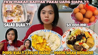 KEPO ‼️ PRT MAKAN BANYAK PAKAI UANG SIAPA ?? bikin telor dadar   oseng sisaan kemarin