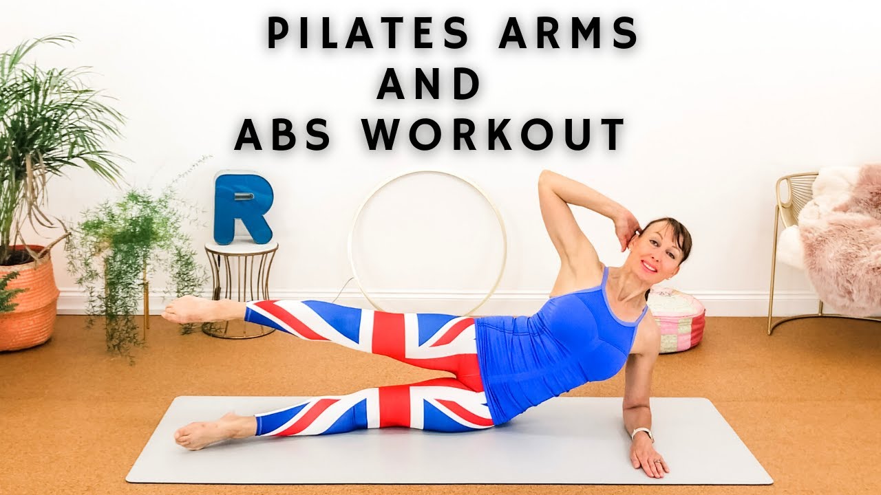 30 Minute Pilates Arms and Abs Workout | No Equipment - YouTube