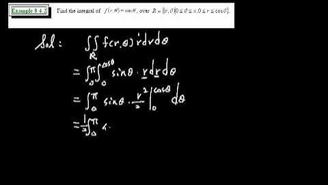 84 Multiple Integration 060 | in Polar、Cylindrical and Spherical Coordinates 060 | 正修科大中文微積分(三)