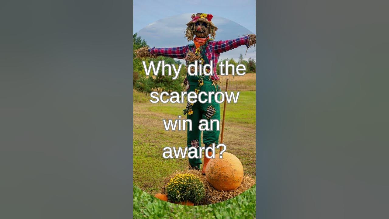 Why did the scarecrow win an award youtube